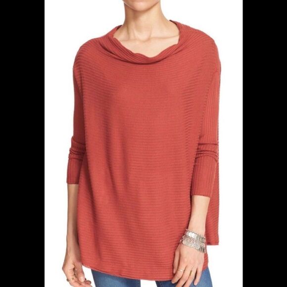 Free people cowl neck split back size s - Picture 1 of 6